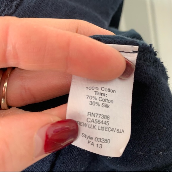 J. Crew silk and lace front crewneck sweater - Picture 5 of 6